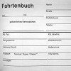 Handschriftliches Fahrtenbuch