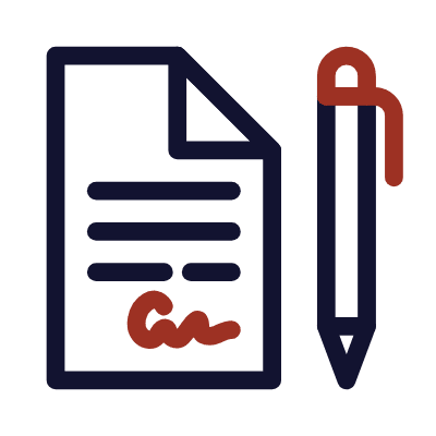 Icon Unterschrift digital